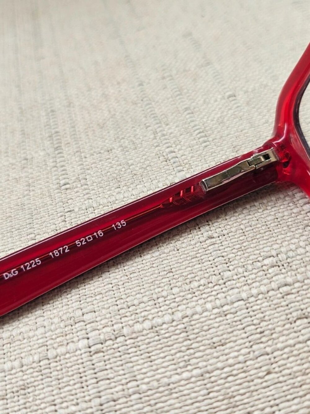 Dolce & Gabbana Women Glasses Frame D&G 1225 Dark Blue/Red Tone Eyewear New - Picture 9 of 12